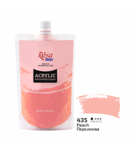 Acrylic paint Rosa Studio Peach 200 ml 435
