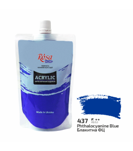Acrylic paint Rosa Studio Phthalocyanine Blue 200 ml 437