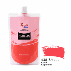 Acrylic paint Rosa Studio Coral 200 ml 438