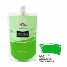 Acrylic paint Rosa Studio Yellow Green 200 ml 442