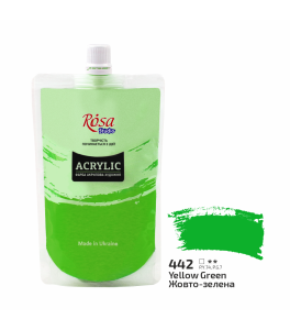 Farba akrylowa Rosa Studio Żółto–zielony 200 ml 442