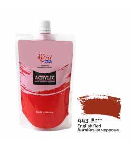 Farba akrylowa Rosa Studio Angielska czerwona 200 ml 443