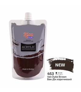 Farba akrylowa Rosa Studio Brąz Van Dyck 200 ml 453