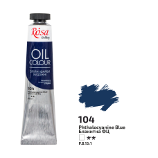 Farba Olejna, Phthalocyanine Blue (104), 45ml, ROSA Gallery