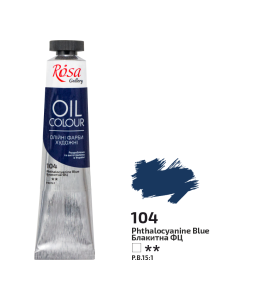 Farba Olejna, Phthalocyanine Blue (104), 45ml, ROSA Gallery