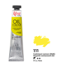 Farba Olejna, Cadmium Lemon (111), 45ml, ROSA Gallery