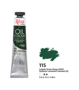 Farba Olejna, Cobalt Green Deep (115), 45ml, ROSA Gallery