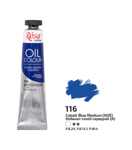 Farba Olejna, Cobalt Blue Medium (116), 45ml, ROSA Gallery