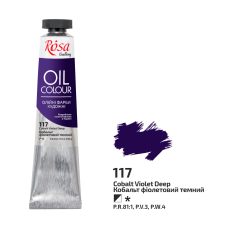 Oil Paint, Cobalt Violet Deep (117), 45ml, ROSA Gallery