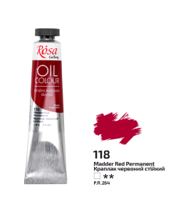 Farba Olejna, Madder Red (118), 45ml, ROSA Gallery