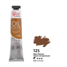 Oil Paint, Raw Sienna (125), 45ml, ROSA Gallery