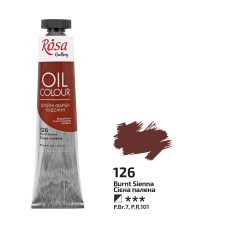 Oil Paint, Burnt Sienna (126), 45ml, ROSA Gallery