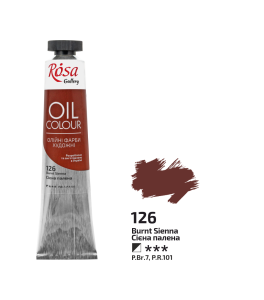 Farba Olejna, Burnt Sienna (126), 45ml, ROSA Gallery