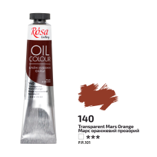 Oil Paint, Transparent Mars Orange (140), 45ml, ROSA Gallery