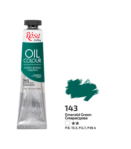 Farba Olejna, Emerald Green (143), 45ml, ROSA Gallery