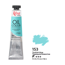 Oil Paint, Turkish Blue (153), 45ml, ROSA Gallery