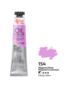 Oil Paint, Magenta Rose (154), 45ml, ROSA Gallery