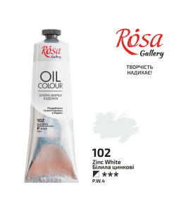 Farba Olejna, Zink White (102), 100ml, ROSA Gallery