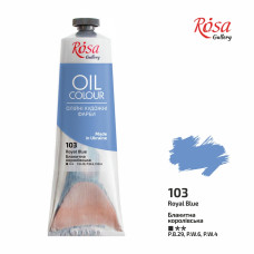 Oil Paint, Royal Blue (103), 100ml, ROSA Gallery