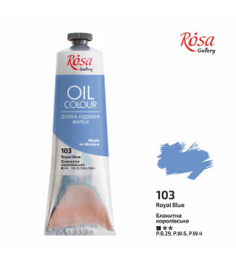 Oil Paint, Royal Blue (103), 100ml, ROSA Gallery