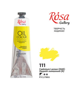 Farba Olejna, Cadmium Yellow Lemon (111), 100ml, ROSA Gallery