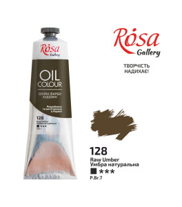 Farba Olejna, Raw Umber (128), 100ml, ROSA Gallery