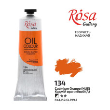 Oil Paint, Cadmium Orange (134), 100ml, ROSA Gallery