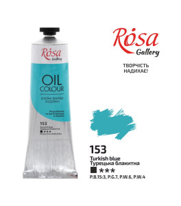 Oil Paint, Turkish Blue (153), 100ml, ROSA Gallery