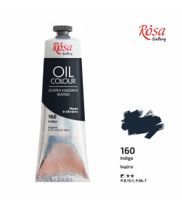 Oil Paint, Indigo (160), 100ml, ROSA Gallery