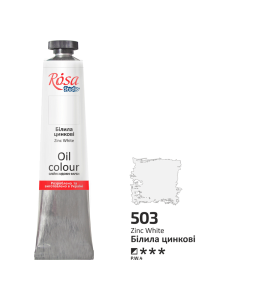Farba Olejna, Zink White (503), 45ml, ROSA Studio