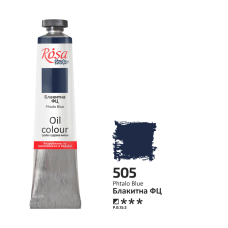 Oil Paint, Phthalo Blue (505), 45ml, ROSA Studio