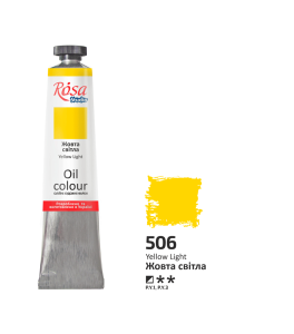Oil Paint, Yellow Light (506), 45ml, ROSA Studio