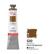 Farba Olejna, Raw Sienna (520), 45ml, ROSA Studio