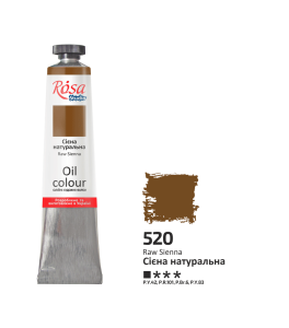 Farba Olejna, Raw Sienna (520), 45ml, ROSA Studio