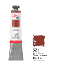 Farba Olejna, Burnt Sienna (521), 45ml, ROSA Studio