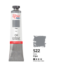 Oil Paint, Gray (522), 45ml, ROSA Studio