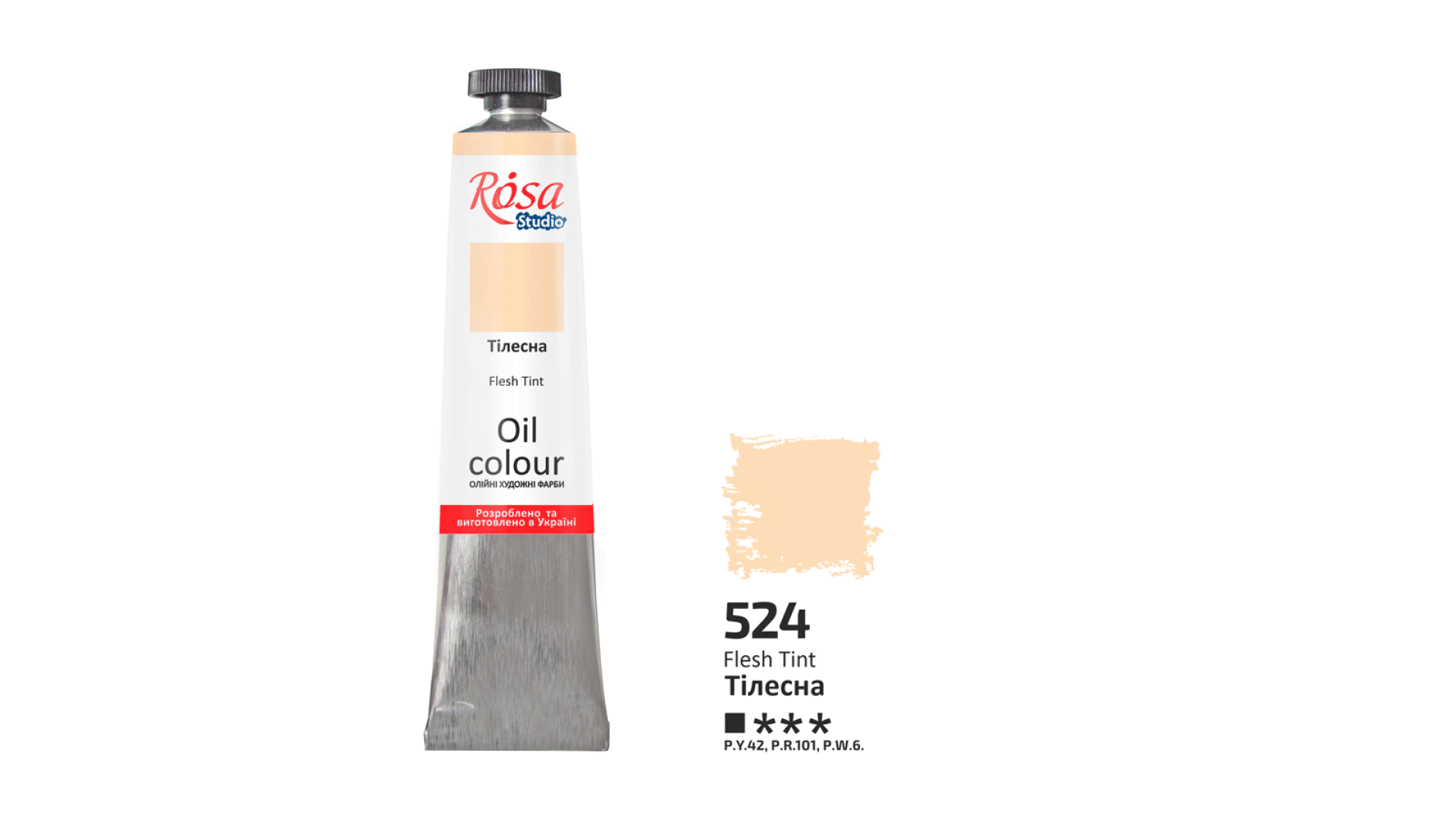 Farba Olejna, Flesh Tint (524), 45ml, ROSA Studio