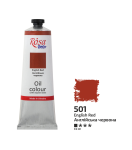 Farba Olejna, English Red (501), 100ml, ROSA Studio