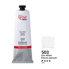 Oil Paint, Zink White (503), 100ml, ROSA Studio