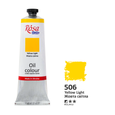 Oil Paint, Yellow Light (506), 100ml, ROSA Studio