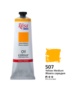 Farba Olejna, Yellow Medium (507), 100ml, ROSA Studio