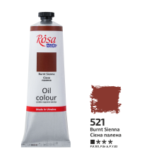 Farba Olejna, Burnt Sienna (521), 100ml, ROSA Studio