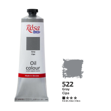 Oil Paint, Gray (522), 100ml, ROSA Studio