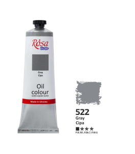 Farba Olejna, Gray (522), 100ml, ROSA Studio