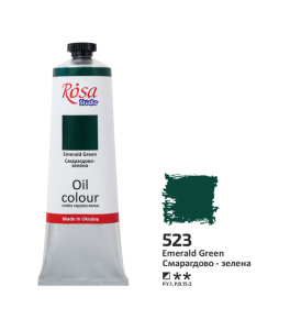 Farba Olejna, Emerald Green (523), 100ml, ROSA Studio
