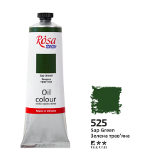 Oil Paint, Sap Green (525), 100ml, ROSA Studio