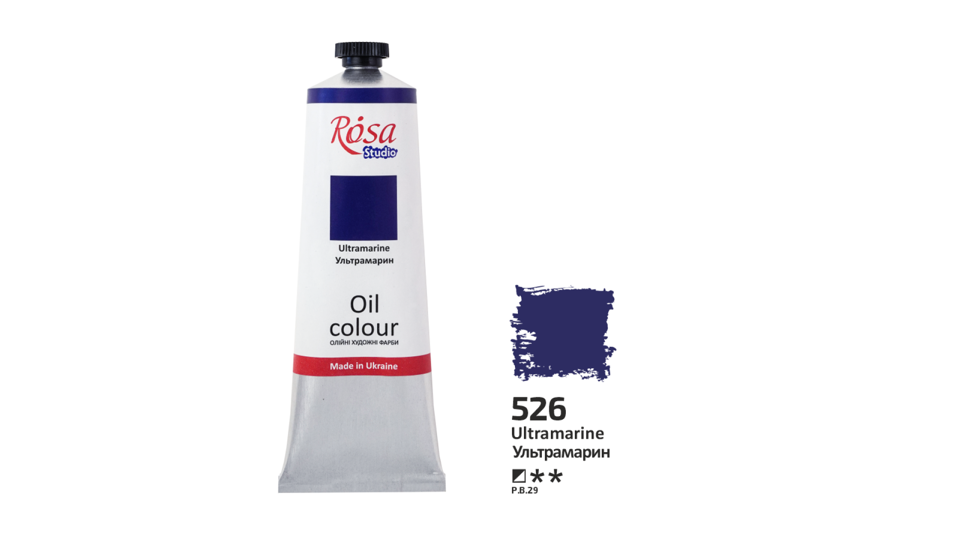 Farba Olejna, Ultramarine (526), 100ml, ROSA Studio