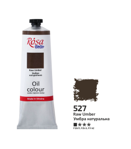 Oil Paint, Raw Umber (527), 100ml, ROSA Studio