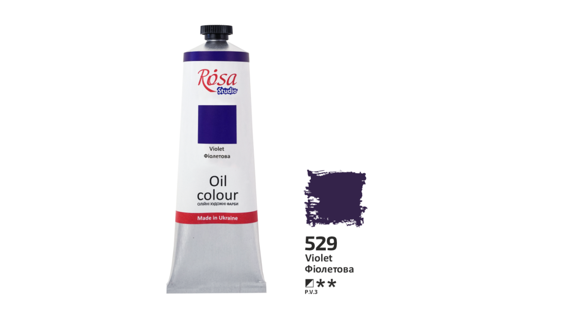 Farba Olejna, Violet (529), 100ml, ROSA Studio