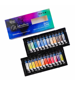 ROSA Gallery Zestaw farb akwarelowych "Classic" 24*10ml